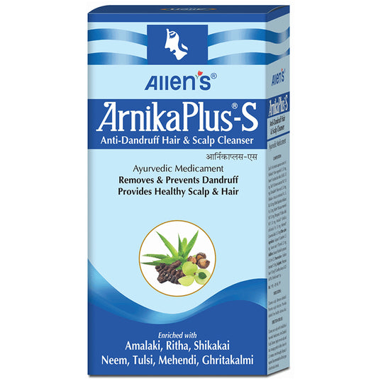 Allen Laboratories ArnikaPlus-S Anti-Dandruff Hair & Scalp Cleanser (100ml Each)
combo pack of 3 bottles