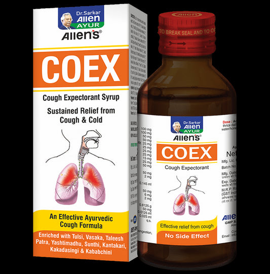 Allen Laboratories Coex Syrup (100ml Each)
combo pack of 2 bottles