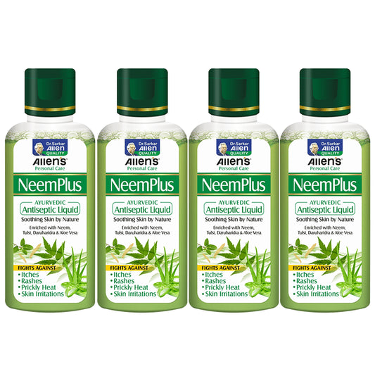 Allen Laboratories Neem Plus Anti Septic Liquid (100 ml Each)
combo pack of 4 bottles