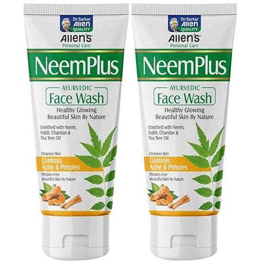 Allen Laboratories Neem Plus Face Wash (100ml Each)
combo pack of 2 Tubes