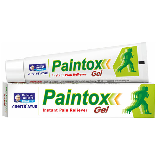 Allen Laboratories Paintox Instant Pain Reliever Gel (30gm Each)
combo pack of 4 Tubes
