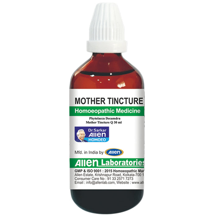 Allen Laboratories Phytolacca Decamdra Mother Tincture Q
bottle of 30 ml Mother Tincture