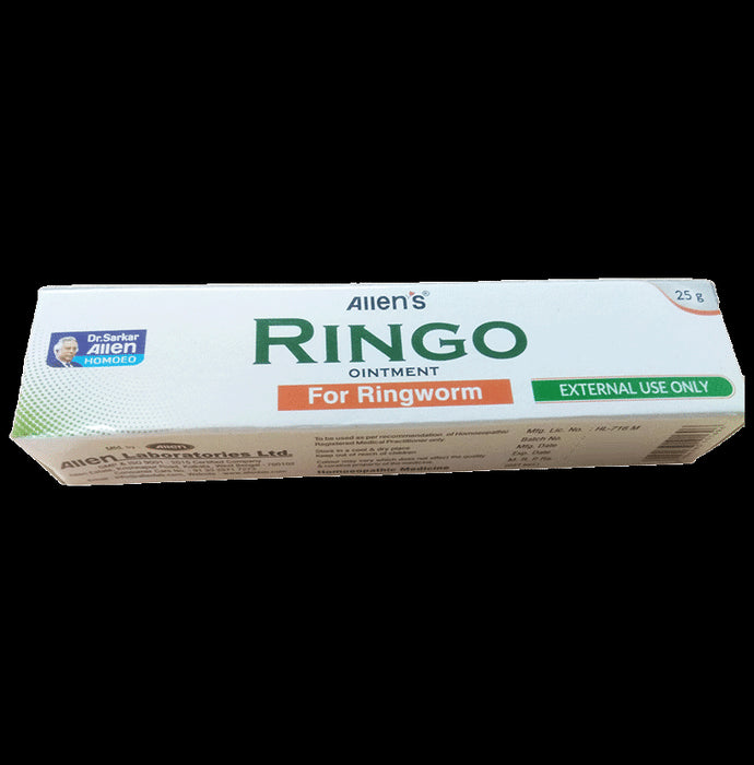 Allen Laboratories Ringo Ointment (25 gm Each)
combo pack of 4 Tubes