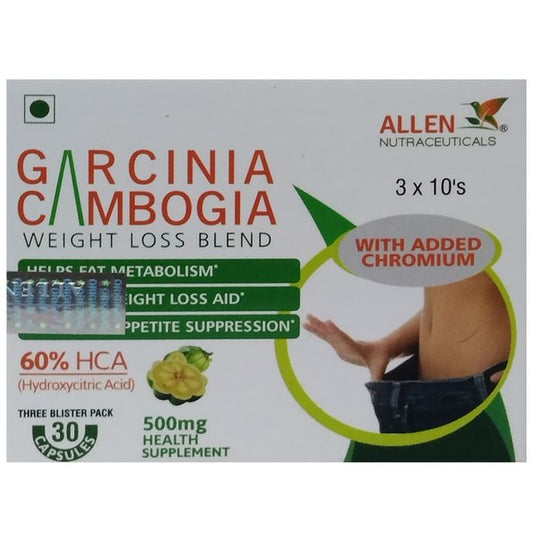 Allen Nutraceutical Garcinia Cambogia 6% HCA 500mg Capsule
box of 30 capsules