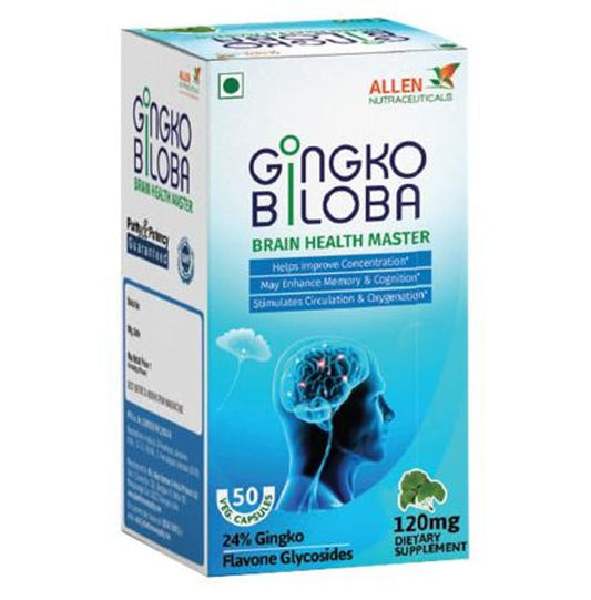 Allen Nutraceutical Gingko Biloba Capsule
bottle of 50 capsules