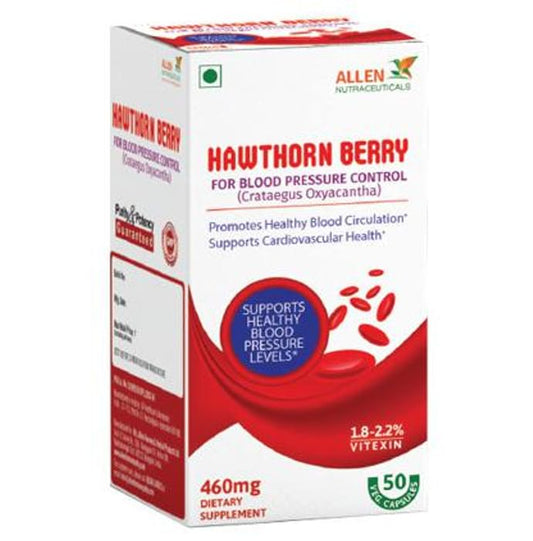 Allen Nutraceutical Hawthorn Berry Capsule
bottle of 50 capsules
