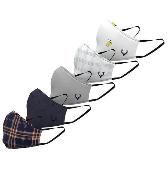 Allen Solly ABMSERGFQ74110 Kids Mask (2-6 Years) Free Size Assorted
box of 5 masks