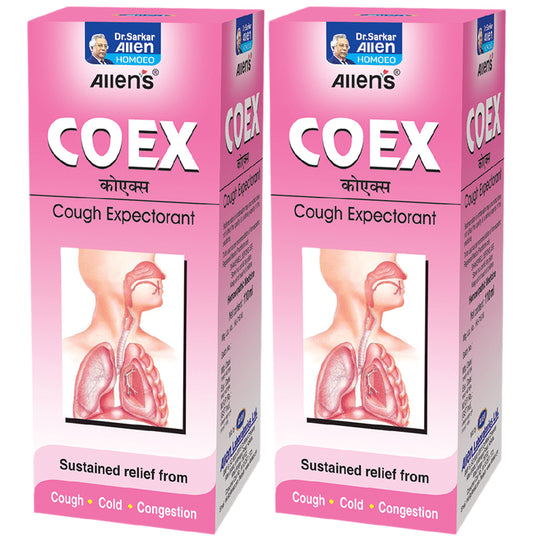 Allen's Coex Cough Expectorant (110ml Each)
combo pack of 2 bottles