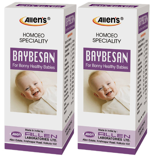Allen's Homeo Speciality Baybesan Tonic (60ml Each)
combo pack of 2 bottles