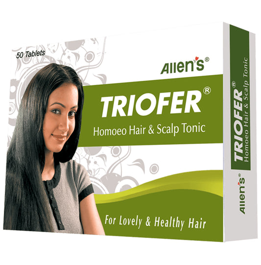 Allen's Triofer Homoeo Hair & Care Tablet
box of 50 tablets