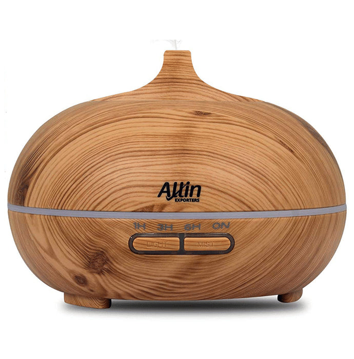 Allin Exporters Ultrasonic Aroma Diffuser & Humidifier (300ml Tank) with LED Light
box of 1 Unit