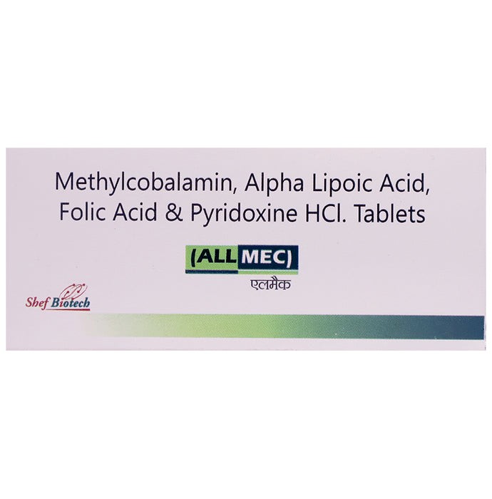 Allmec Tablet
strip of 10 tablets