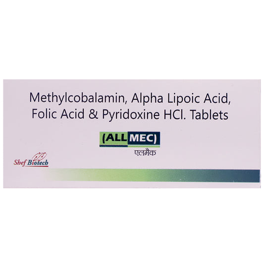 Allmec Tablet
strip of 10 tablets