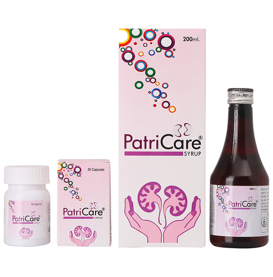 Alloes Combo Pack of Patri Care Syrup 200ml & Patri Care Capsule (30)
combo pack of 2 Packs