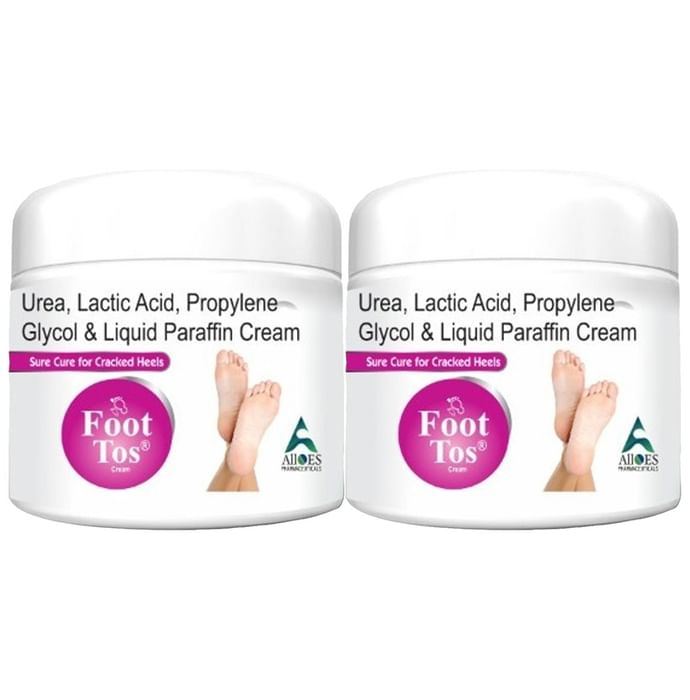 Alloes Foot Tos Cracked Heel Cream (50gm Each)
combo pack of 2 jar