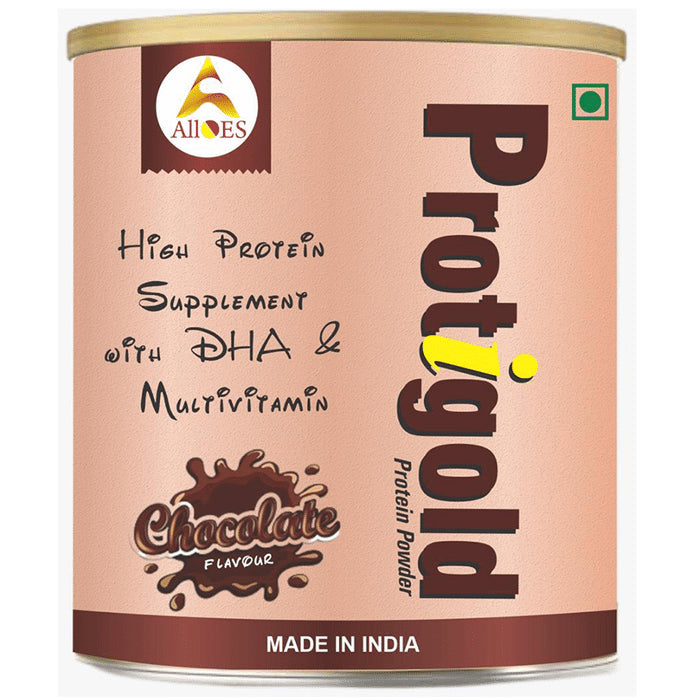 Alloes Protigold Protein Powder Chocolate
Tin of 200 gm Powder
