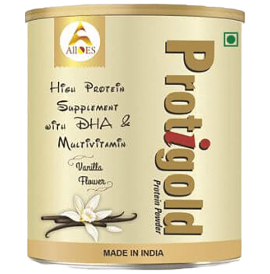 Alloes Protigold Protein Powder Vanilla
Tin of 200 gm Powder