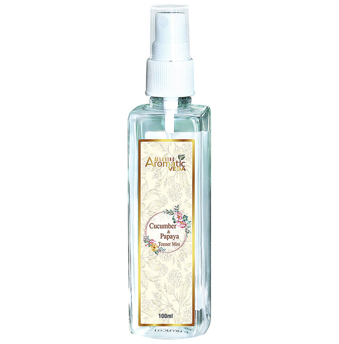 Alluring Aromatic Veda Cucumber & Papaya Tonner Mist
pump bottle of 100 ml Toner