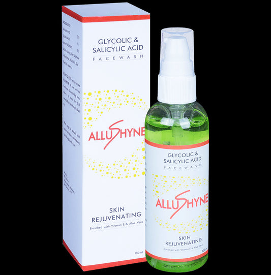 Allushyne Face Wash
pump bottle of 100 ml Face Wash
