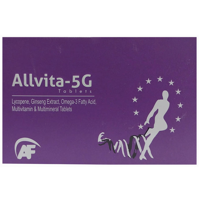 Allvita-5G Tablet
strip of 10 tablets