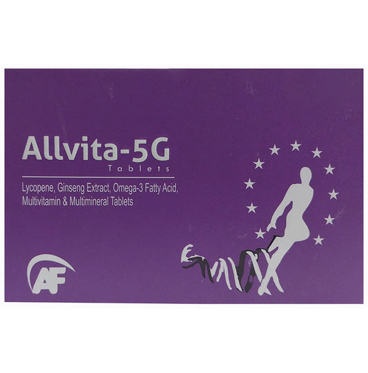 Allvita-5G Tablet
strip of 10 tablets