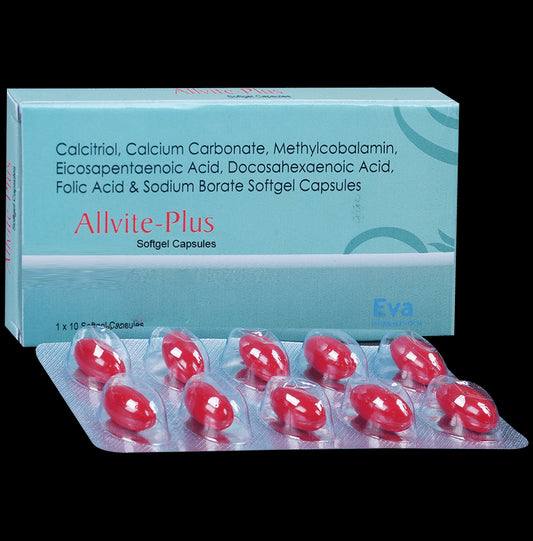Allvite Plus Capsule
strip of 10 capsules