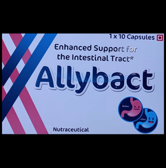 Allybact Capsule
strip of 10 capsules