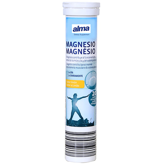 Alma Magnesio Effervescent Tablet
bottle of 20 Effervescent Tablet