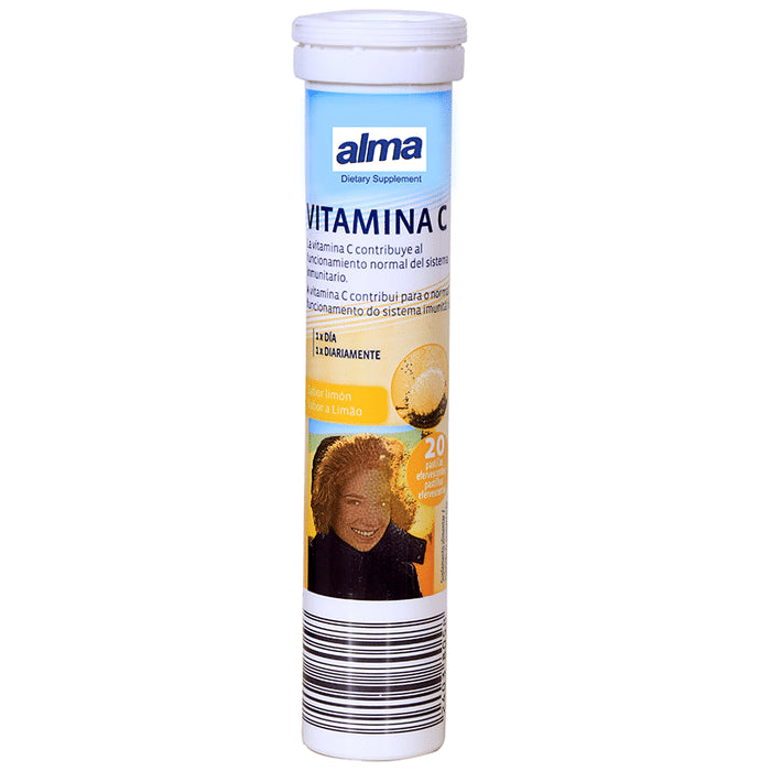 Alma Vitamin C Effervescent Tablet
bottle of 20 Effervescent Tablet