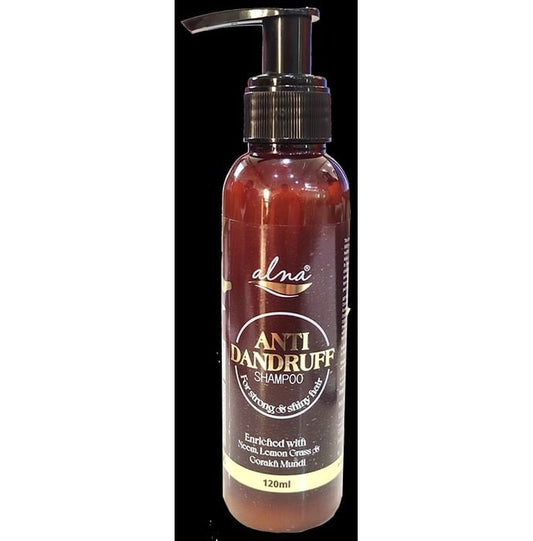 Alna Anti Dandruff Shampoo
pump bottle of 120 ml Shampoo