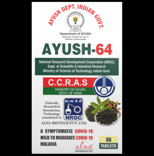 Alna Ayush 64 Tablet
bottle of 60 tablets