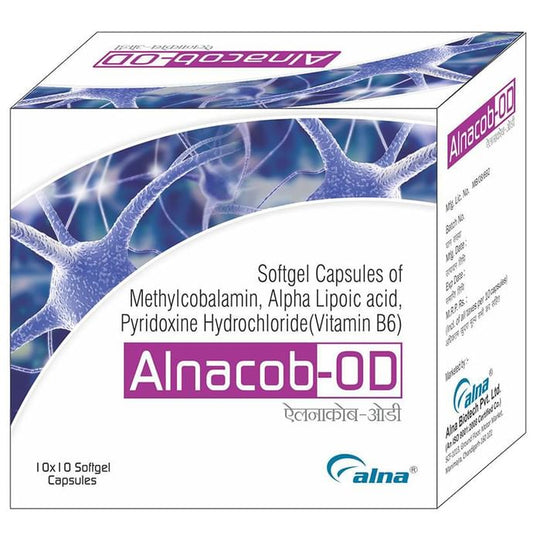Alnacob OD Soft Gelatin Capsule
strip of 10 soft gelatin capsules