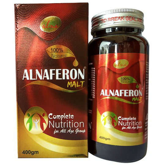 Alnavedic Alnaferon Malt
bottle of 400 gm Syrup