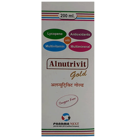 Alnutrivit Gold Syrup Sugar Free
bottle of 200 ml Syrup