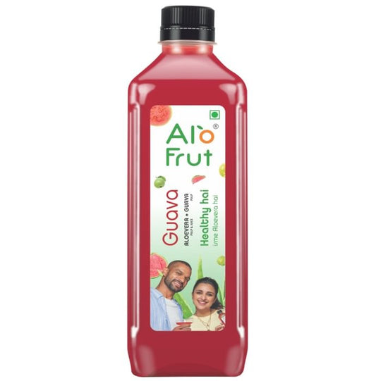Alo Frut Aloevera + Guava Juice
bottle of 300 ml Juice
