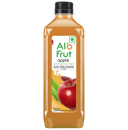 Alo Frut Apple Aloevera Chunks & Juice
bottle of 300 ml Juice