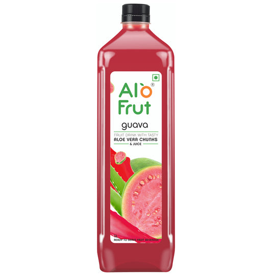 Alo Frut Guava Aloe Vera Chunks & Juice
bottle of 1 Ltr Juice