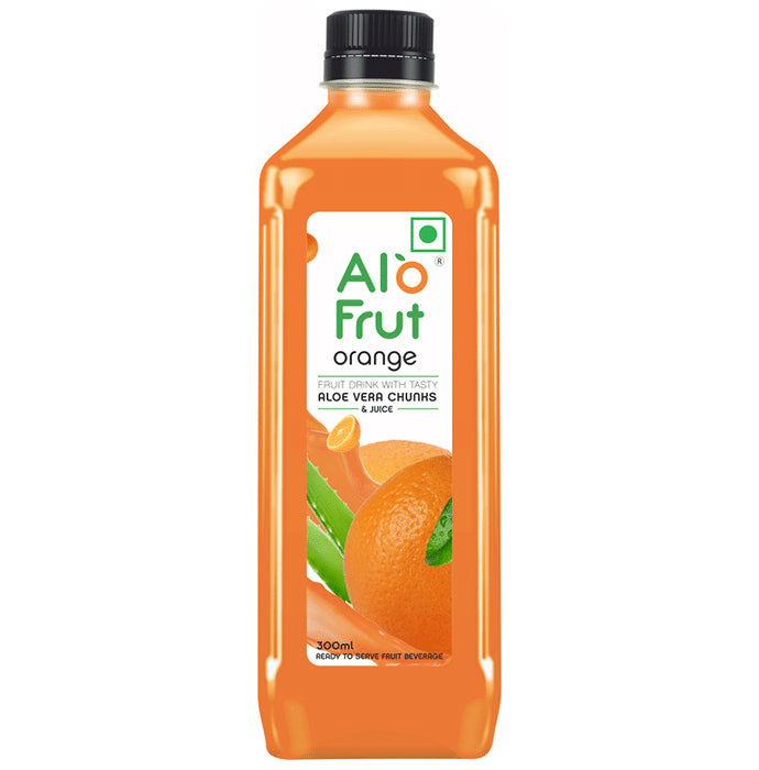 Alo Frut Orange Aloevera Chunks & Juice
bottle of 300 ml Juice