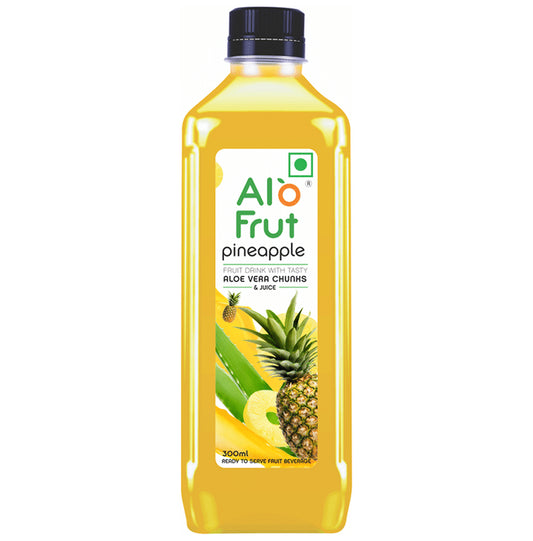 Alo Frut Pineapple Aloevera Chunks & Juice
bottle of 300 ml Juice