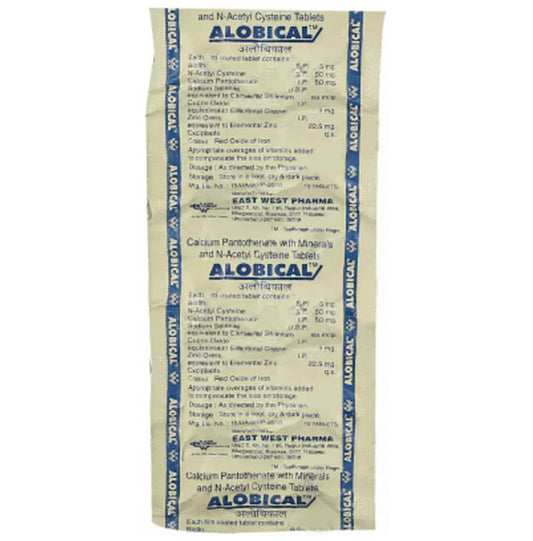 Alobical Tablet
strip of 10 tablets