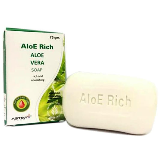 Aloe Rich Aloevera Soap
packet of 75 gm Soap