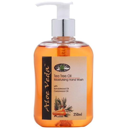 Aloe Veda Moisturising Hand Wash Tea Tree Oil
pump bottle of 250 ml Liquid
