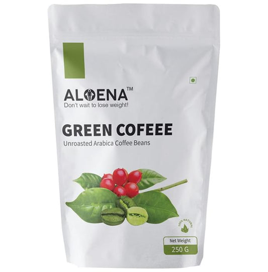 Aloena Unroasted Arabica Green Coffee Beans
packet of 250 gm Beans
