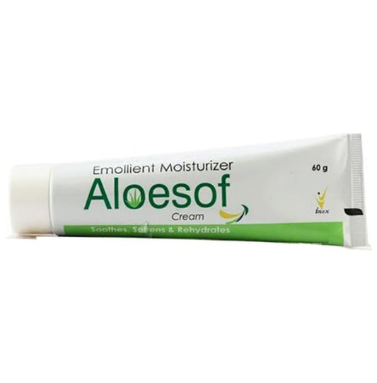 Aloesof Moisturising Cream | Soothes, Softens & Hydrates the Skin
tube of 60 gm Cream