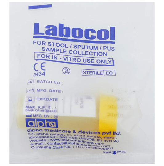 Alpha Labocol Stool Container
packet of 1 Unit