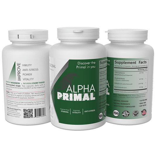 Alpha Primal Capsule (30 Each)
combo pack of 2 bottles