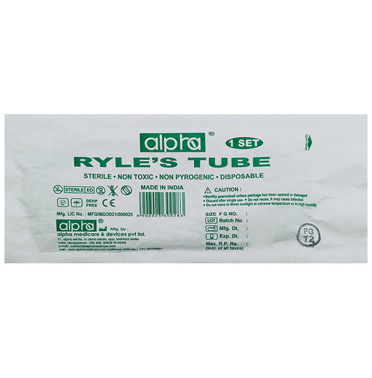 Alpha Ryle's Tube FG 12
packet of 1 Unit