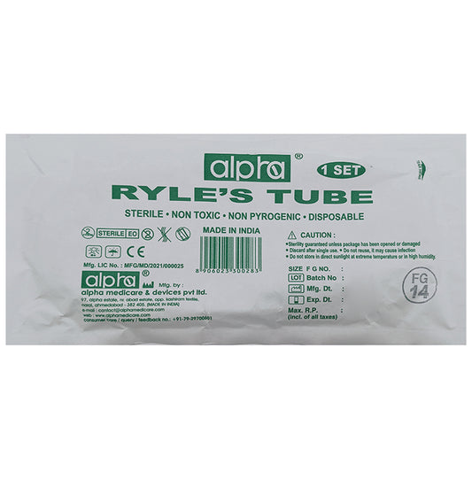 Alpha Ryle's Tube FG 14
packet of 1 Unit