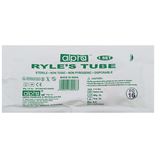 Alpha Ryle's Tube FG 16
packet of 1 Unit
