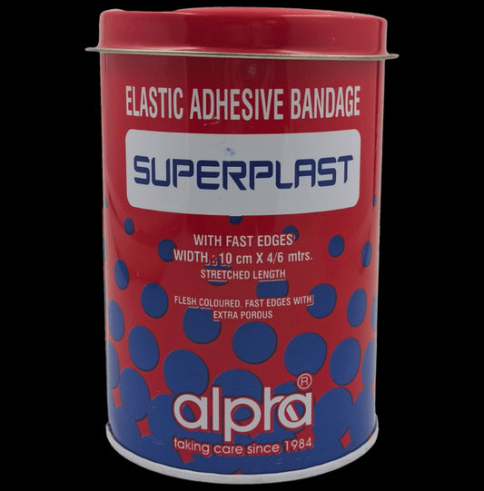 Alpha Superplast Elastic Adhesive Bandage
jar of 1 Bandage
